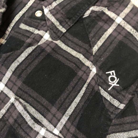 Fox Flannel Shirt Dress - Picture 5 of 7